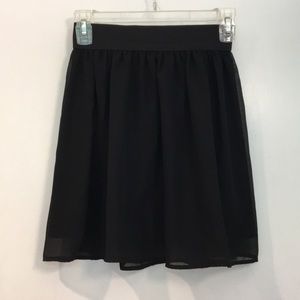 Black skirt